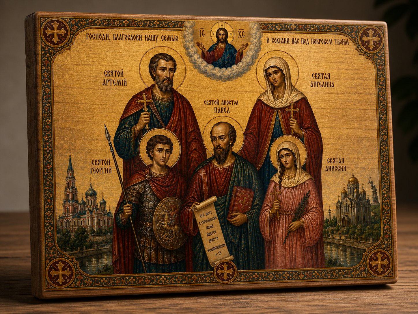 Familienikone 13 × 9 cm